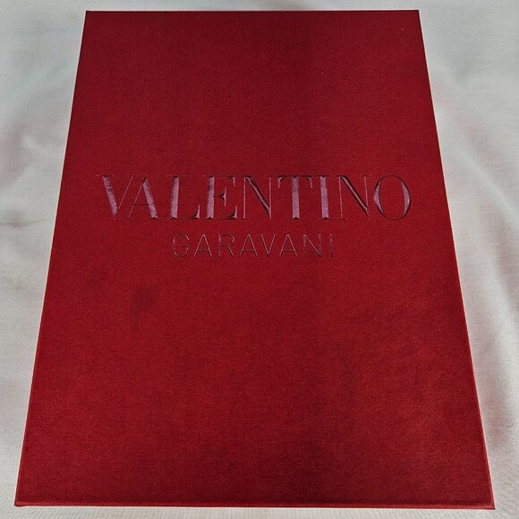 Valentino Garavani Women's V Logo Pointed Toe Slingback Pumps 11 US 41 EU NEW - Picture 6 of 9